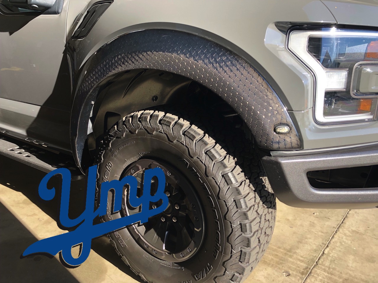 YMP Design Carbon Fiber Fender Flares (Front Pair) 2017+ Ford Raptor Gen 2 EPI Motoring