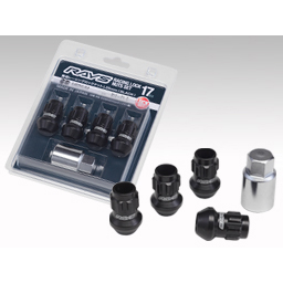 Rays 17 Hex Racing Lock Set L35 Medium Type: 4-Pack 12x1.25 Open