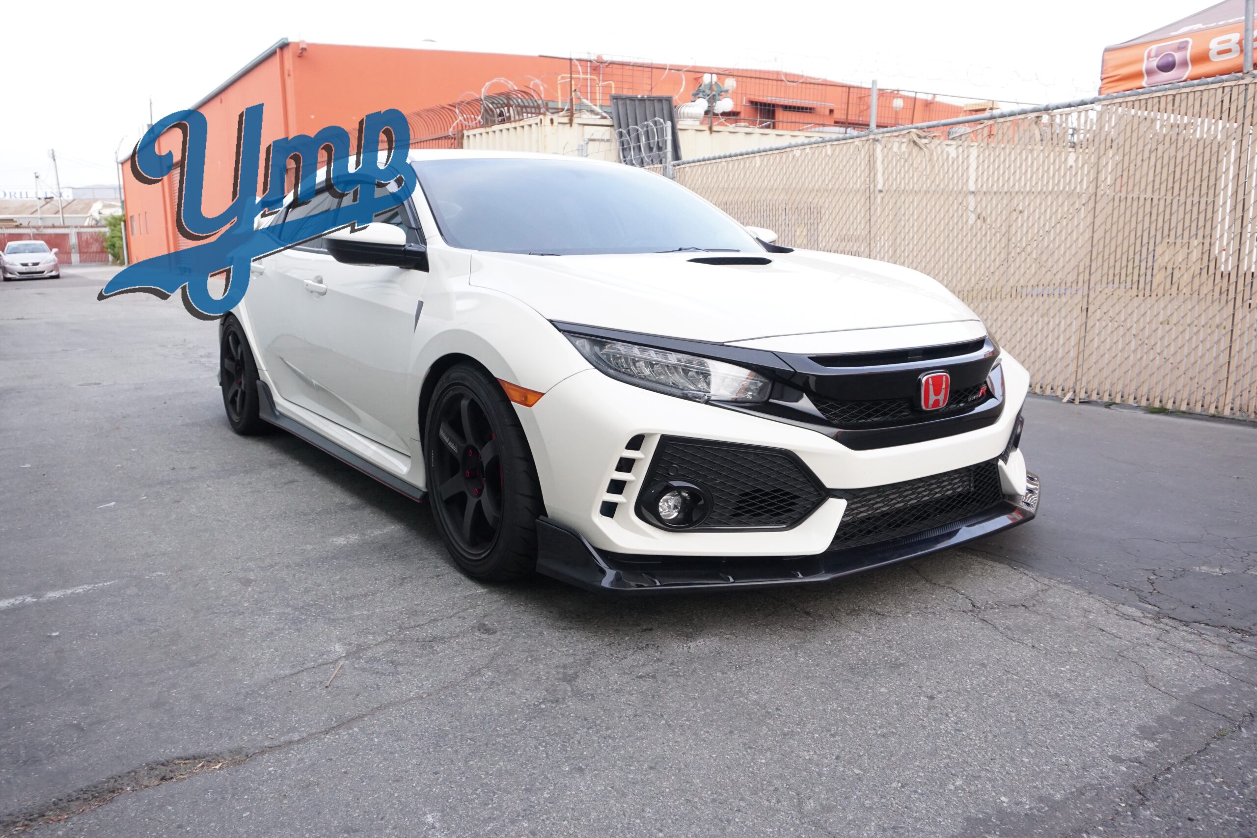 YMP Design Spec MU Front Lip (ABS Plastic): Honda Civic Type R