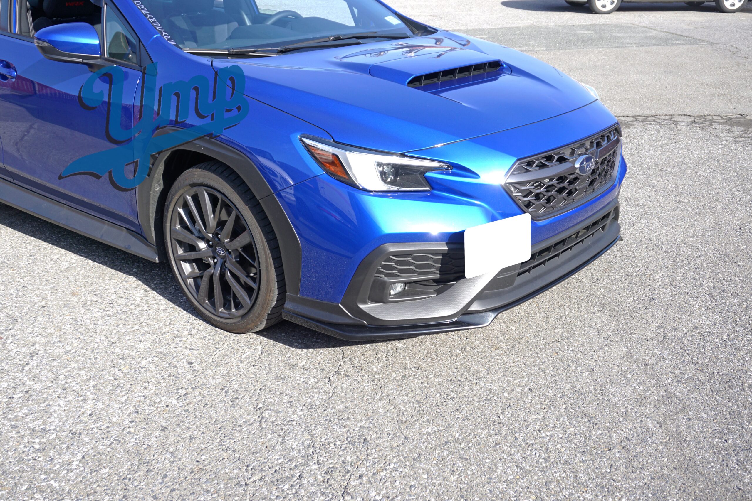 YMP Design Spec STi Front Lip (ABS Plastic): Subaru WRX 2022-2023