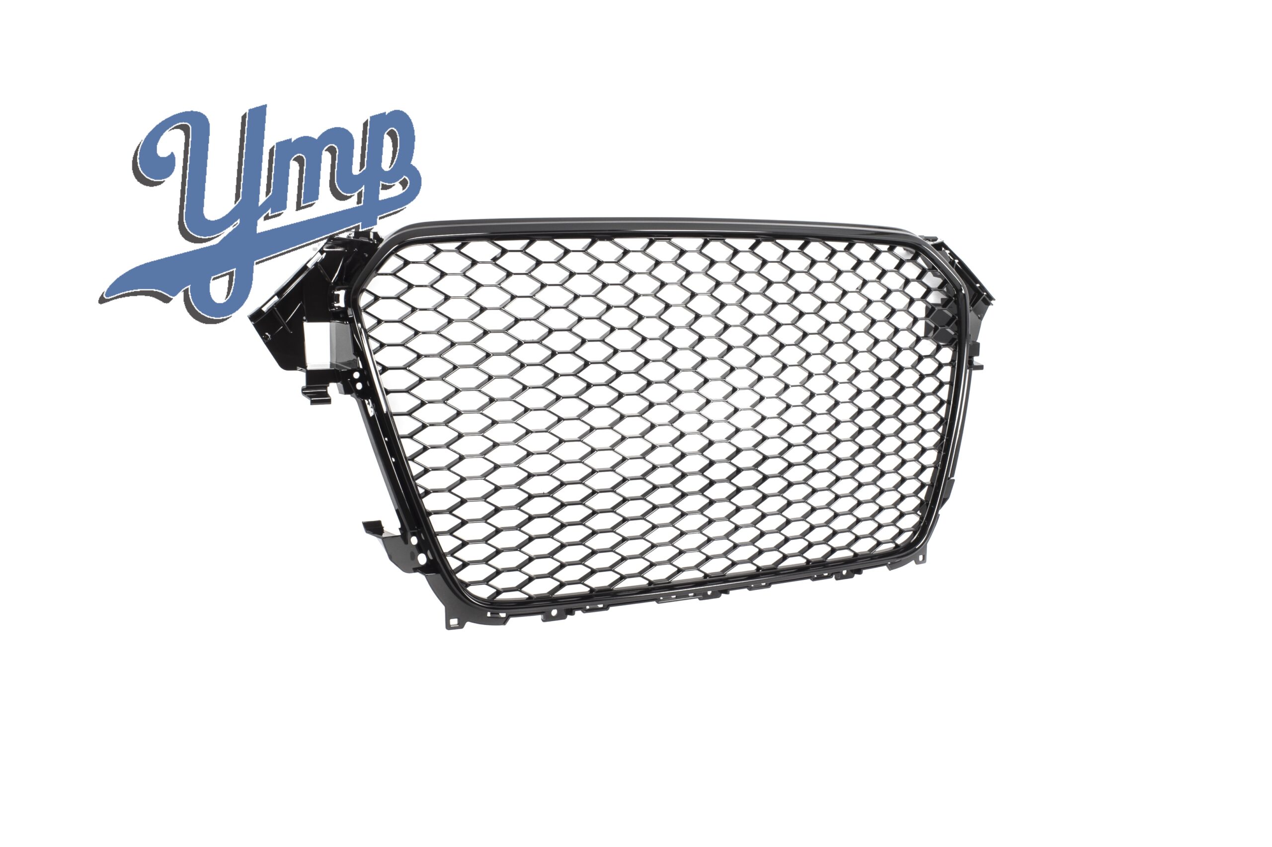 YMP Design Spec RS4 Front Grille (Gloss Black): Audi A4 / S4 (B8.5